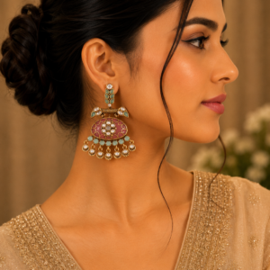 Antique Designer Dangle Earrings