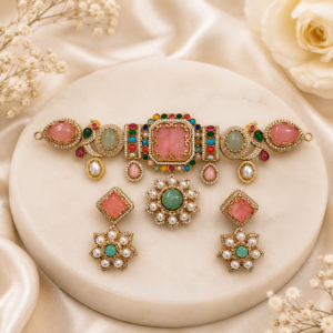 Designer Floral Stone Set